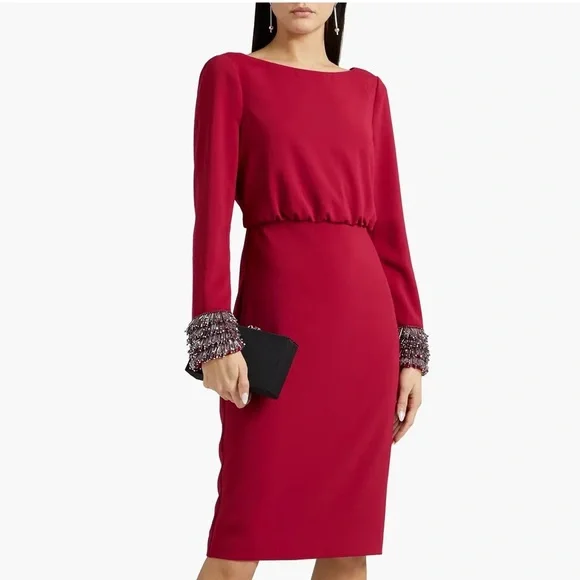 white christmas dresses badgley mischka sleeveless sequin cocktail dress